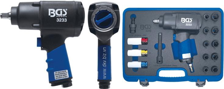 bo sung siet bulong khi nen BGS 5259 + Bit set, BGS air impact wrench set 5259 + Bit set