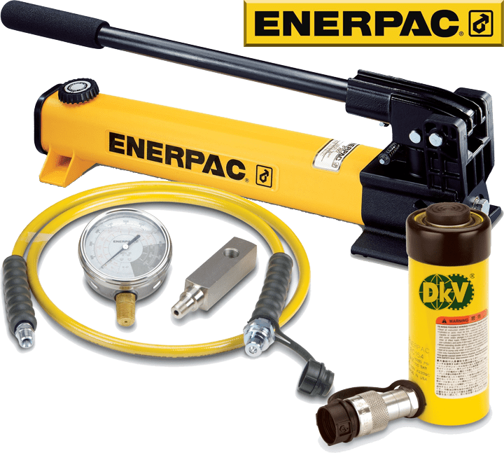 bo kich thuy luc enerpac scr154h, enerpac hydraulic cylinder and hand pump set scr154h