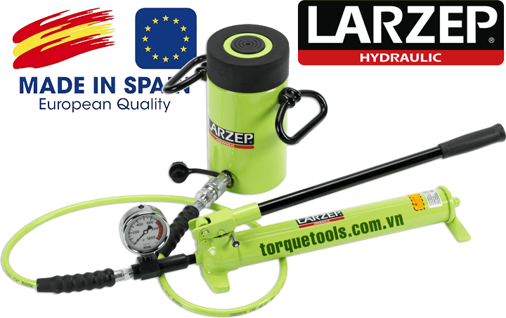 Bộ kích thủy lực Larzep JM02326, Larzep hydraulic cylinder and hand pump set JM02326