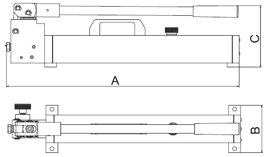 Bơm tay thủy lực Wren P392, Wren hydraulic hand pump P392