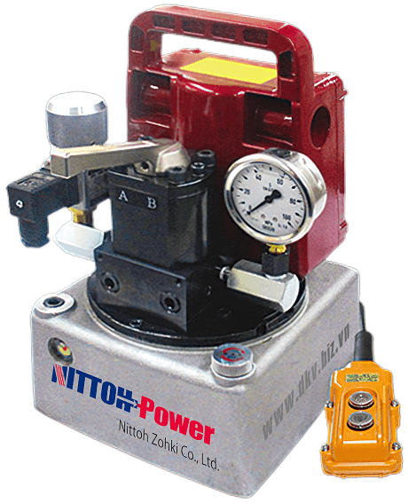 bom thuy luc Nittoh Power UP-65SVG-7L, Nittoh electric hydrauluc pump UP-65SVG-7L