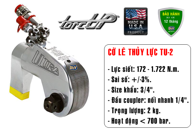 co le thuy luc, TU-2, TorcUP, Hydraulic torque wrench