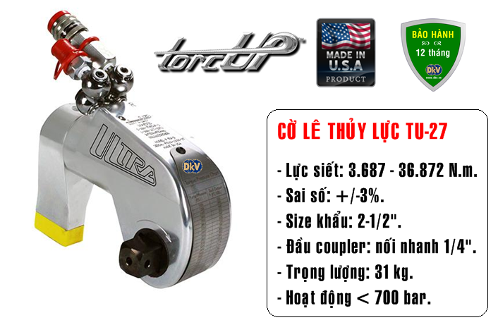 co le thuy luc, TU-27, TorcUP, Hydraulic Torque Wrench