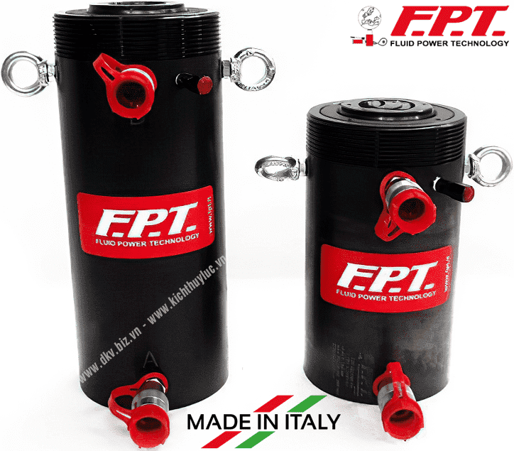 Kích thủy lực FPT CRI-C-100/200, FPT double acting hydraulic jack CRI-C-100/200