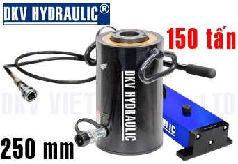 Bộ kích thủy lực rỗng tâm vỏ nhôm RACH-15010