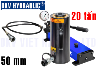 Bộ kích thủy lực rỗng tâm vỏ nhôm RACH-202