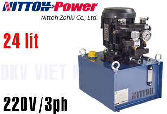 Bơm điện thủy lực Nittoh Power UP-153HS-8A