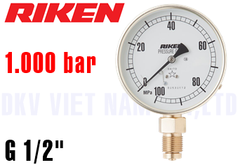 Đồng hồ áp kế Riken AS100-150M
