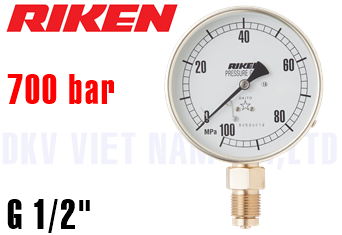 Đồng hồ áp kế Riken AS150-100M