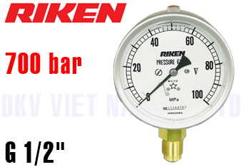 Đồng hồ áp kế Riken ASG100-100M