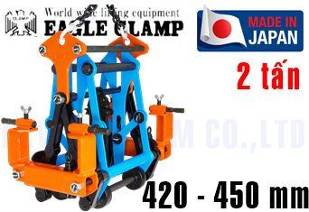 Kẹp nâng dầm chữ U Eagle Clamp EUIV-2000(420-450)