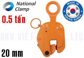 Kẹp tôn đứng National Clamp NVC-H (0.5 ton, 0 - 20 mm)