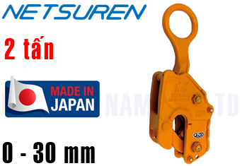 Kẹp tôn đứng Netsuren V-25N (2 ton)