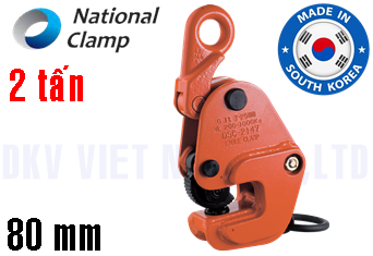 Kẹp tôn ngang National Clamp NGC-HN (2 ton, 30 - 80 mm)