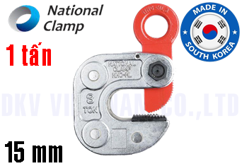 Kẹp tôn ngang National Clamp NHC-HL (1 ton, 0 - 15 mm)