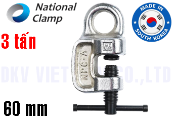 Kẹp tôn ngang National Clamp NPC-A (3 ton, 0 - 60 mm)