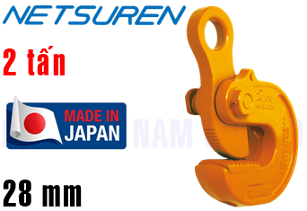 Kẹp tôn ngang Netsuren Easy-S (2 ton, 16 - 28 mm)