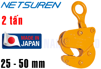Kẹp tôn ngang Netsuren HV-N(2 ton, 25-50 mm)