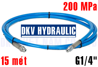 Ống dây thủy lực 2000 bar, 15 mét