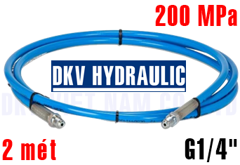 Ống dây thủy lực 2000 bar, 2 mét