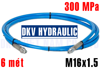 Ống dây thủy lực 3000 bar, 6 mét