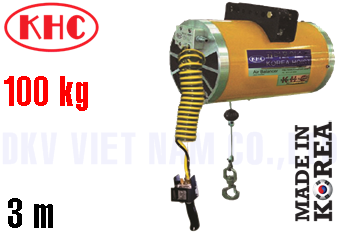 Pa lăng cân bằng khí nén Korea Hoist KAB-100-300