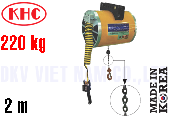 Pa lăng cân bằng khí nén Korea Hoist KAB-C230-200
