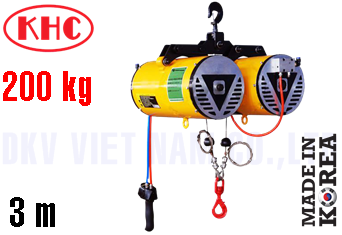 Pa lăng cân bằng khí nén Korea Hoist KAB-T200-300 