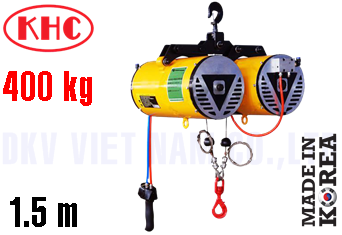Pa lăng cân bằng khí nén Korea Hoist KAB-TR400-150