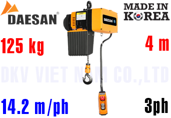 Pa lăng xích điện Daesan DL-125