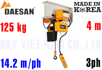 Pa lăng xích điện Daesan DLM-125