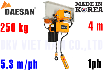 Pa lăng xích điện Daesan DLM-250
