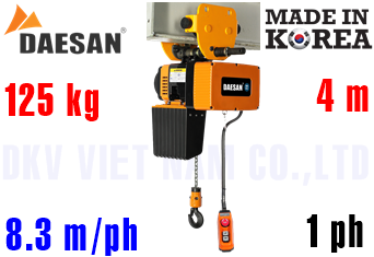 Pa lăng xích điện Daesan DLP-125