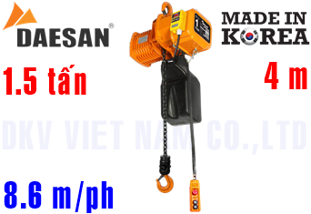 Pa lăng xích điện Daesan DSA-1.5S