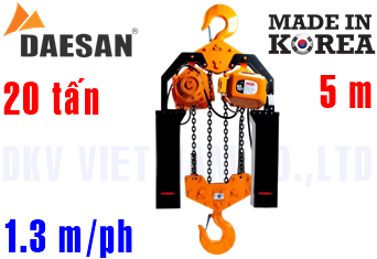 Pa lăng xích điện Daesan DSA-20W