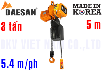 Pa lăng xích điện Daesan DSA-3S