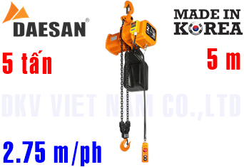 Pa lăng xích điện Daesan DSA-5W