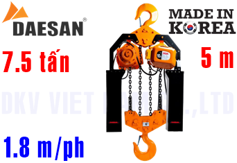 Pa lăng xích điện Daesan DSA-7.5W