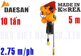 Pa lăng xích điện Daesan DSM-10W