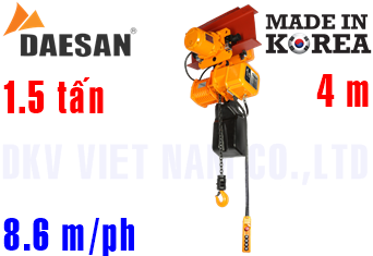 Pa lăng xích điện Daesan DSM-1.5S