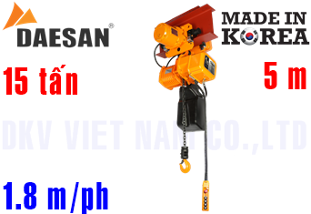 Pa lăng xích điện Daesan DSM-15W