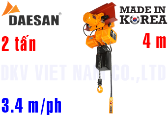 Pa lăng xích điện Daesan DSM-2W