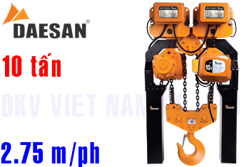 Pa lăng xích điện Daesan DSMS-10W