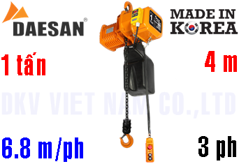 Pa lăng xích điện Daesan DST-1S