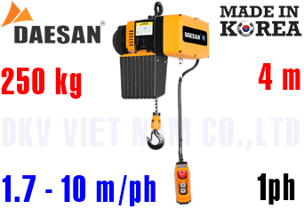 Pa lăng xích điện Daesan EDL-250