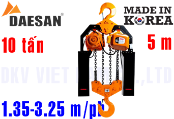 Pa lăng xích điện Daesan EDSA-10W