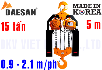 Pa lăng xích điện Daesan EDSA-15W