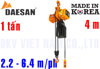 Pa lăng xích điện Daesan EDSA-1S