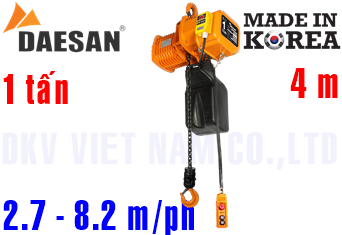 Pa lăng xích điện Daesan EDST-1S