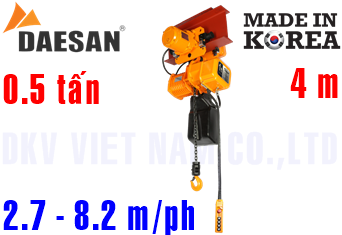 Pa lăng xích điện Daesan EDSTM-0.5S